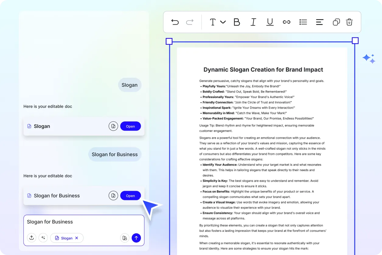 Free AI Slogan Generator, Online Catchy Slogan Maker Tool